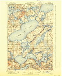 Battle Lake 1914 topographic map thumbnail