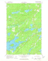 Bear Island 1965 topographic map thumbnail