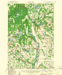 Belle Prairie 1948 topographic map thumbnail