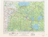 Bemidji 1954 topographic map thumbnail
