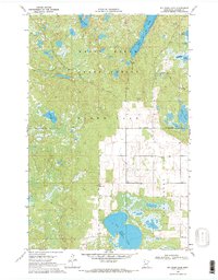 Big Rush Lake 1969 topographic map thumbnail