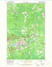 Biwabik NE 1950 topographic map thumbnail