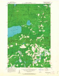 Biwabik NW 1950 topographic map thumbnail
