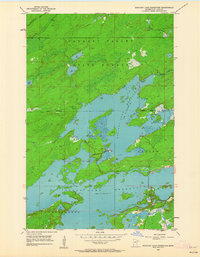 Boulder Lake Reservoir 1953 topographic map thumbnail