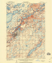 Brainerd 1915 topographic map thumbnail