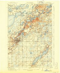 Brainerd 1918 topographic map thumbnail