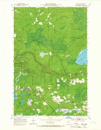 Britt 1951 topographic map thumbnail