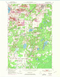 Buhl 1951 topographic map thumbnail
