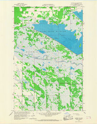 Caribou NE 1966 topographic map thumbnail
