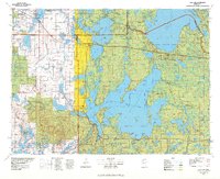 Cass Lake 1977 topographic map thumbnail