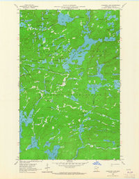 Cherokee Lake 1960 topographic map thumbnail
