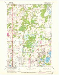 Circle Pines 1967 topographic map thumbnail
