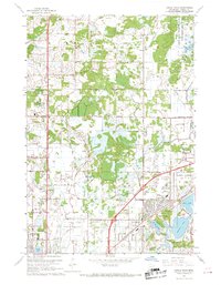 Circle Pines 1967 topographic map thumbnail