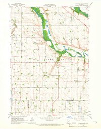 Clarkfield NE 1965 topographic map thumbnail