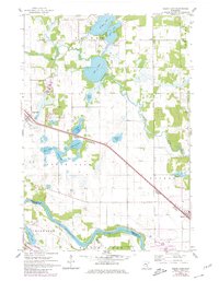 Clear Lake 1961 topographic map thumbnail