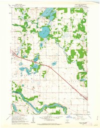 Clear Lake 1961 topographic map thumbnail