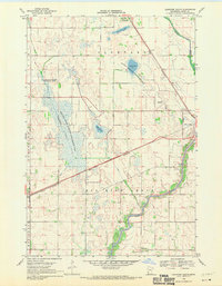 Clontarf South 1968 topographic map thumbnail