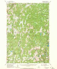Cloverdale 1962 topographic map thumbnail