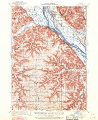 Cochrane 1934 topographic map thumbnail