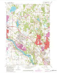 Coon Rapids 1967 topographic map thumbnail