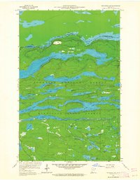 Crocodile Lake 1959 topographic map thumbnail
