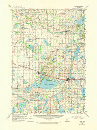Dassel 1958 topographic map preview