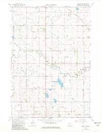Dawson NW 1967 topographic map thumbnail