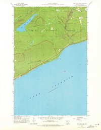 Deer Yard Lake 1958 topographic map thumbnail