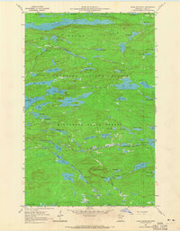 Eagle Mountain 1960 topographic map thumbnail