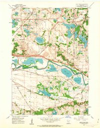 Eden Prairie 1954 topographic map thumbnail