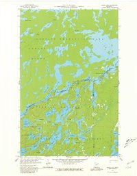 Ester Lake 1959 topographic map thumbnail