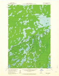 Ester Lake 1959 topographic map thumbnail