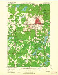 Eveleth 1951 topographic map thumbnail