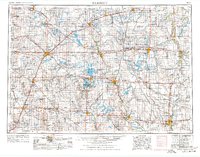 Fairmont 1954 topographic map thumbnail