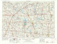 Fairmont 1954 topographic map thumbnail