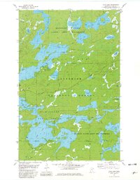 Farm Lake 1981 topographic map thumbnail