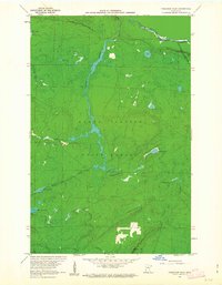 Farquhar Peak 1960 topographic map thumbnail