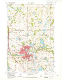 Fergus Falls 1973 topographic map thumbnail