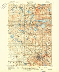 Fergus Falls 1913 topographic map thumbnail