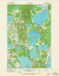 Flat Lake 1959 topographic map thumbnail