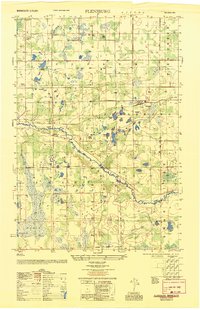 Flensburg 1951 topographic map preview
