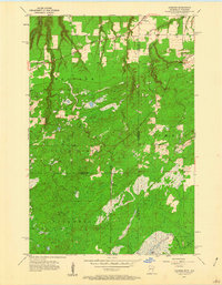 Foxboro 1954 topographic map thumbnail