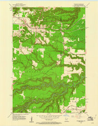 Frogner 1954 topographic map thumbnail