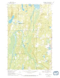 Frontenac Lake 1968 topographic map thumbnail
