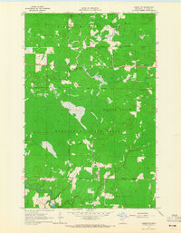 Gheen NW 1964 topographic map thumbnail