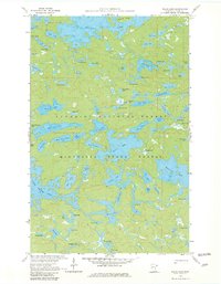 Gillis Lake 1959 topographic map thumbnail