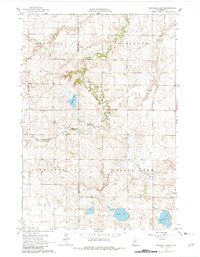 Gislason Lake 1963 topographic map thumbnail