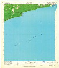 Good Harbor Bay 1958 topographic map thumbnail