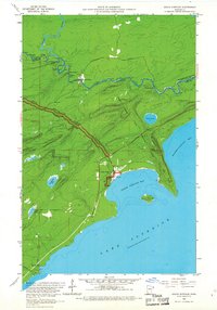 Grand Portage 1959 topographic map thumbnail