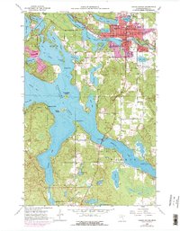 Grand Rapids 1953 topographic map thumbnail